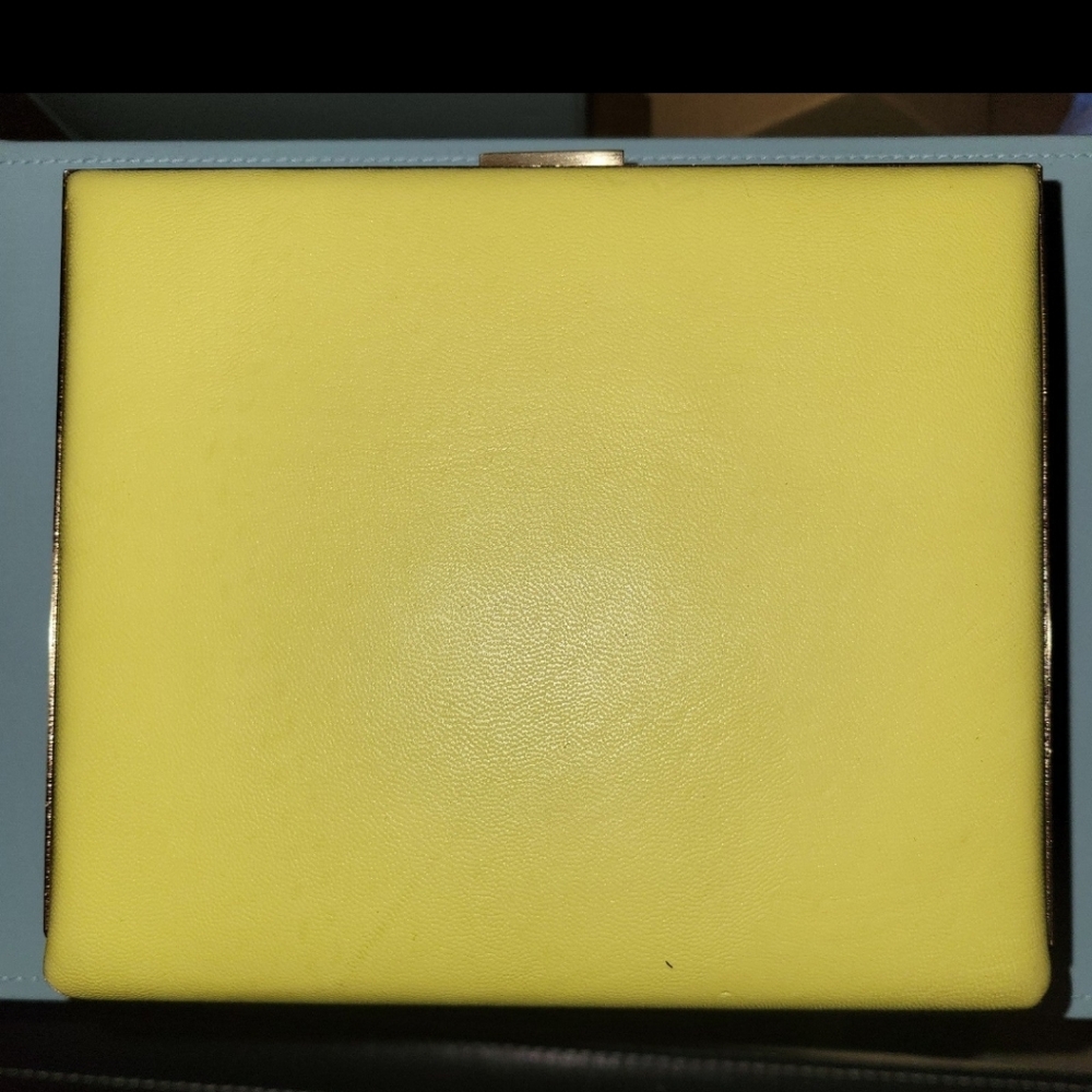 Street Level leather mini clutch